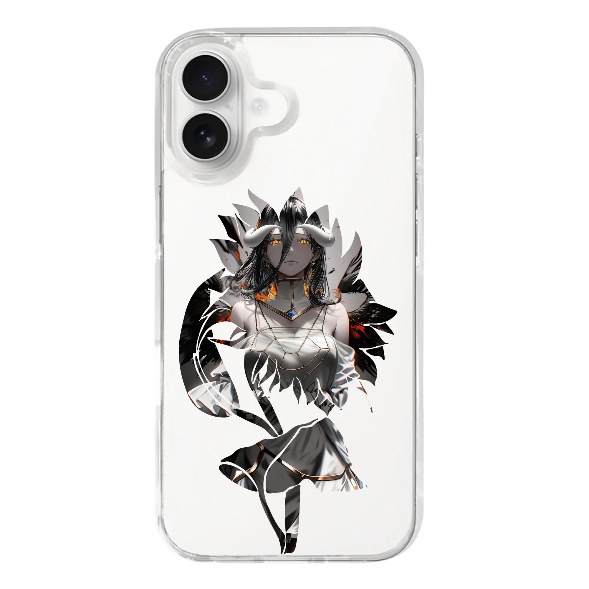 オーバーロード グッズ アルベド - iPhone 17シリーズ 透明スマホケース – 薄型・耐衝撃・精密フィット保護カバー